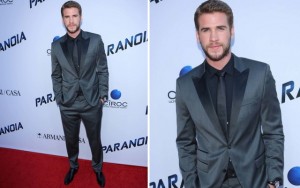 Liam Hemsworth at the LA premiere of 'Paranoia'