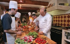 Above: Learning to cook in Italy will give you a better appreciation for the food and improve your knife skills (Photo courtesy of: The International Kitchen)