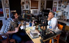 Above: Barack Obama is the latest guest to open up on 'WTF'.