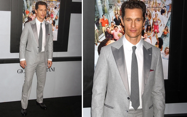Matthew McConaughey at the 'Wolf of Wall Street' premiere in NYC