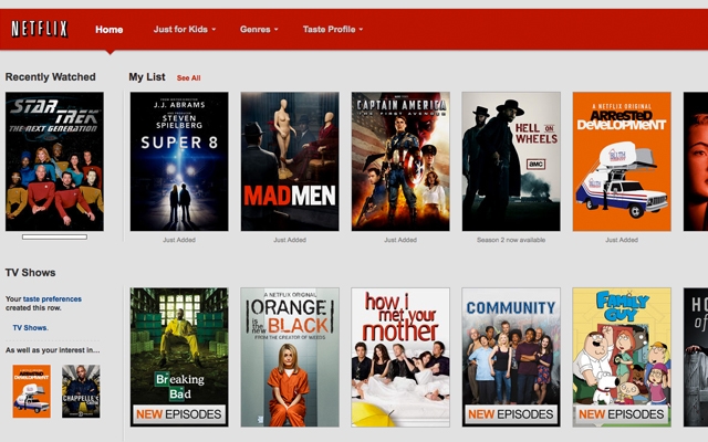 Netflix introduces 'My List'