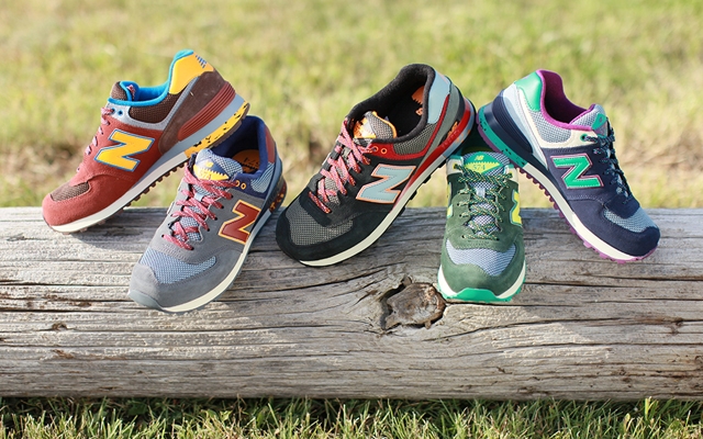 Above: The New Balance 574 Woods Pack, an exclusive to Canada