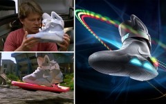 Above: Nike's self-lacing Back to the Future inspired sneakers are coming this year