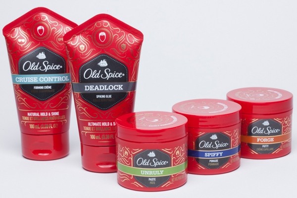 Above: Old Spice expands lineup into men's hair care