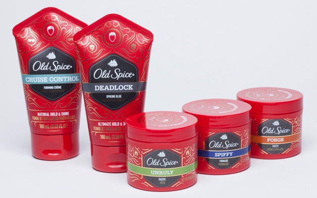 Above: Old Spice expands lineup into men's hair care