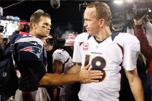 Brady had a 9-4 record against Peyton Manning heading into Sunday night’s showdown. The Patriots took it 34-31.