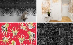 Above: There are new wall coverings that are a much more interesting alternative to paint