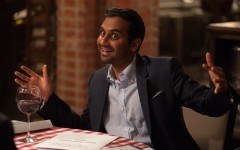 Above: Aziz Ansari's 'Master of None' is now streaming on Netflix