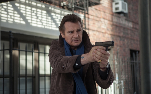Above: Liam Neeson stars in 'A Walk Among the Tombstones'