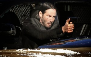 Above: Keanu Reeves is back in 'John Wick'