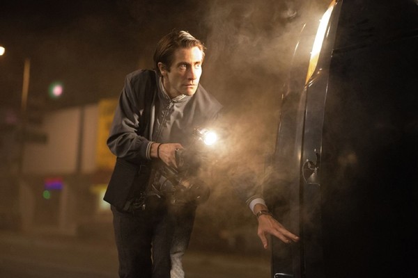 Above: Jake Gyllenhaal stars in Dan Gilroy's 'Nightcrawler'