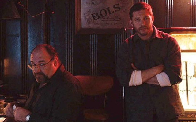 Above:  James Gandolfini and Tom Hardy in 'The Drop'