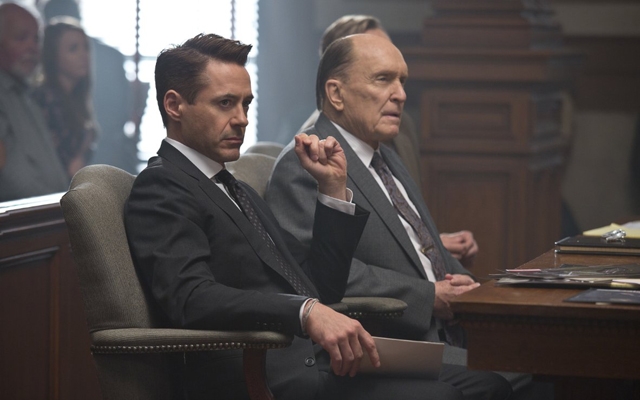 Above: Robert Downey Jr. and Robert Duvall star in 'The Judge'
