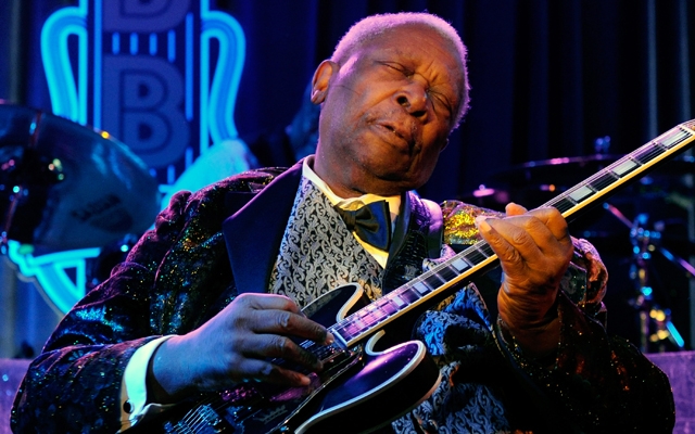 Above: Blues legend B.B. King has died at age 89 in Las Vegas
