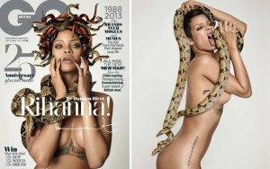 Rihanna on British GQ's 25th anniversary cover
