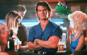 Above: A Hollywood remake of the 1989 Patrick Swayze action film 'Road House' is on the way