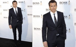Ryan Reynolds at the Boss Bottled 15th anniversary party