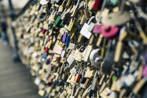 Above: Paris asks couples to post 'selfies' not 'love locks' on bridges (Photo: Shutterstock/ndphoto)