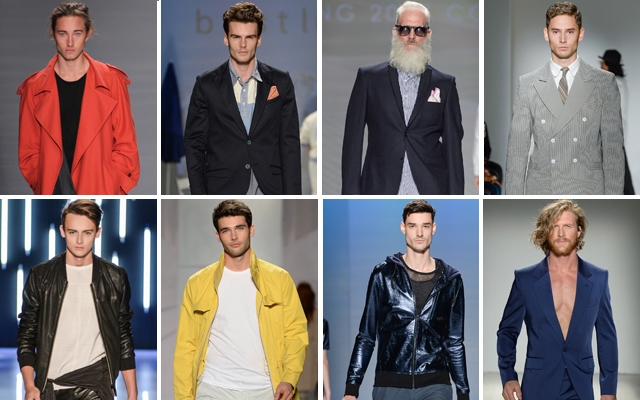 Above: Some of our favourite menswear looks coming down the Toronto runway during the spring/summer 2015 presentations (Photos: George Pimentel/WireImage)
