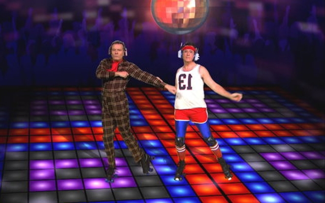 Stephen Colbert and friends dance to Daft Punk's 'Get Lucky' (Screencap: YouTube)