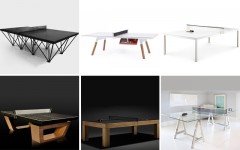 Above:  1) Ephemeralist, POPP / 2) You & Me, POPP / 3) Conference table/table tennis, Poppin / 4) Custom, Dept. of Energy / 5) Limited Edition, James Perse / 6) Glass DIY version