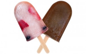 Above: Basil Hayden's Berry American and Spiced Chocolate pop-tails