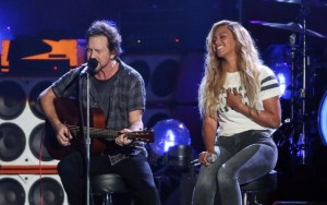 Above: Watch Eddie Vedder and Beyonce duet on Bob Marley's 'Redemption Song'