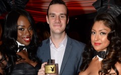 Above: Cooper Hefner at the 60th anniversary party for Playboy in London, England