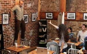'Telekinetic' girl terrifies customers in Carrie prank (Screencap: YouTube)