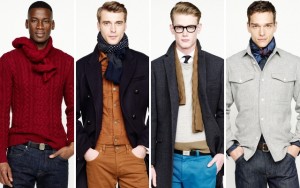 The proper way to wear a scarf