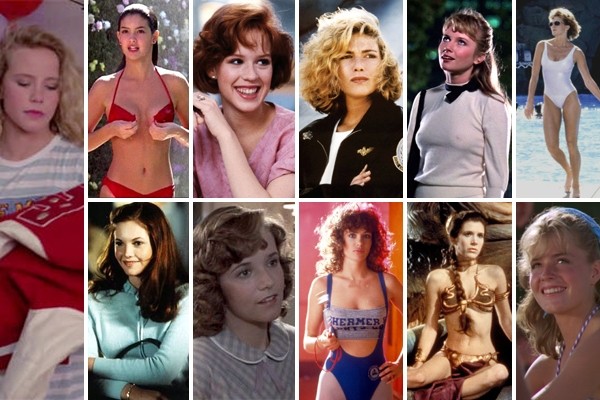 Above: Just a few of our favourite '80s movie crushes