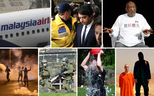 Above: 7 of the biggest news stories of 2014