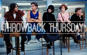 Above: Judd Nelson, Emilio Estevez, Ally Sheedy, Molly Ringwald and Anthony Michael Hall in 'The Breakfast Club'