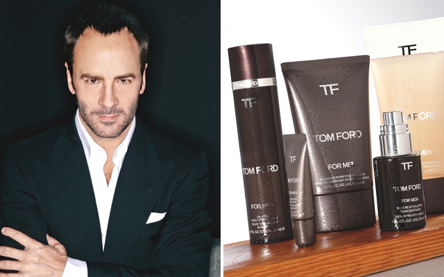 Tom Ford is launching a line of skin care and grooming products for men this fall