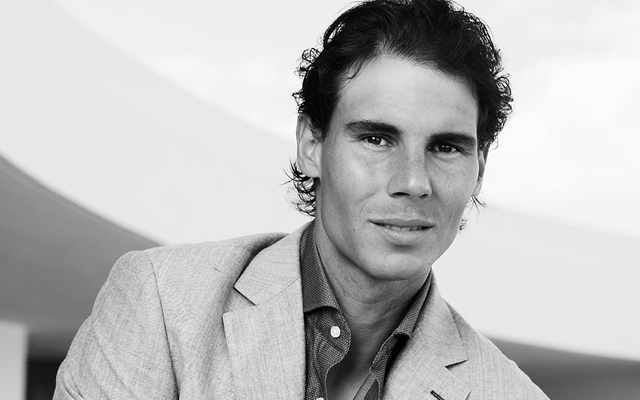 Above: Rafael Nadal will appear in Tommy Hilfiger's underwear and tailored campaigns beginning Fall 2015