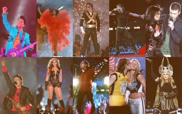 10 of the most memorable Super Bowl halftime shows