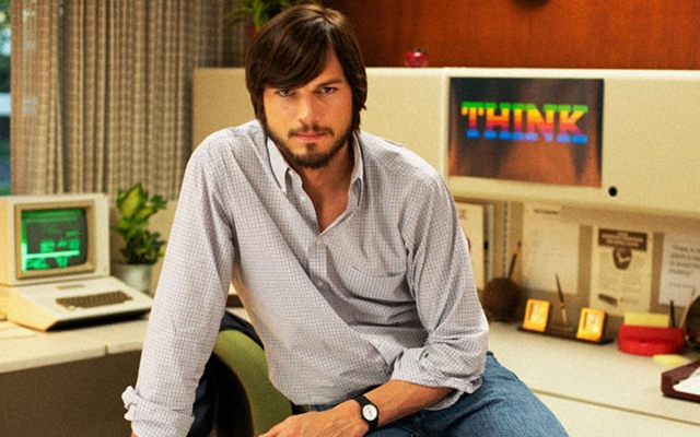 Ashton Kutcher plays Steve Jobs in the upcoming biopic Jobs