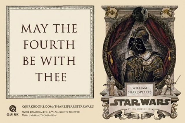 The book cover for William Shakespeare's Star Wars (Quirk Books)