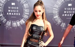Above: Ariana Grande on the red carpet at the 2014 MTV VMAs