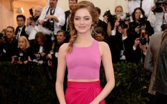 Above: Emma Stone on the red carpet
