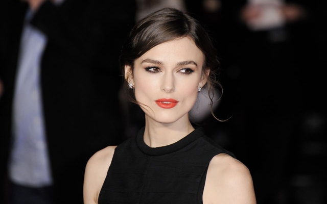 Above: Keira Knightley on the red carpet