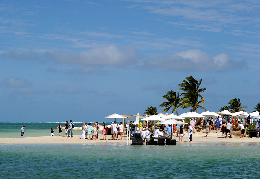 Above: Cayman Cookout, hosted by celebrity chef Eric Ripert