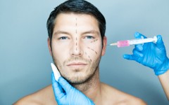 Above: The growing trend of men and cosmetic procedures