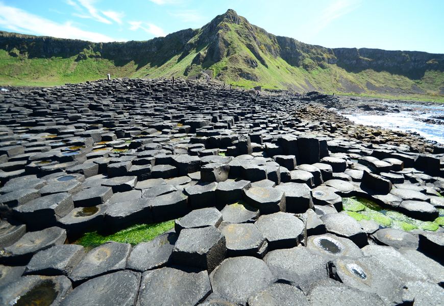 Above: The Giants Causeway in Northern Ireland