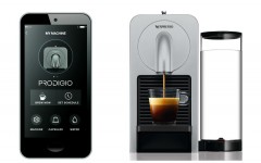 Above: Wake up and control the coffee with Nespresso Prodigio