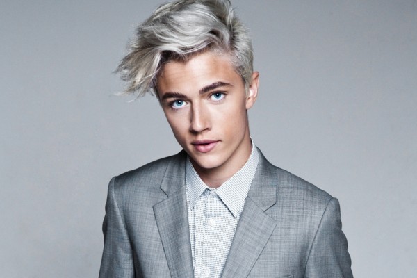 Above: 17-year-old Lucky Blue Smith has taken the fashion industry by storm