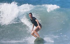 Above: Gisele Bündchen channels her inner surfer in Costa Rica