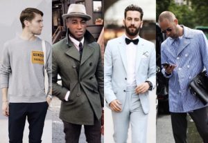 Above: Some of Instagram's most stylish users. (L-R) Frederik Risvik, Jason Andrew, Matthew Zorpas, and Frederik Lentz Andersen.