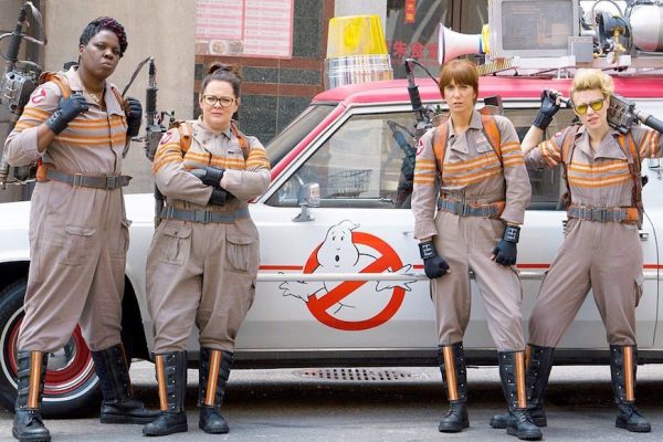 Above: The new heroes of Ghostbusters