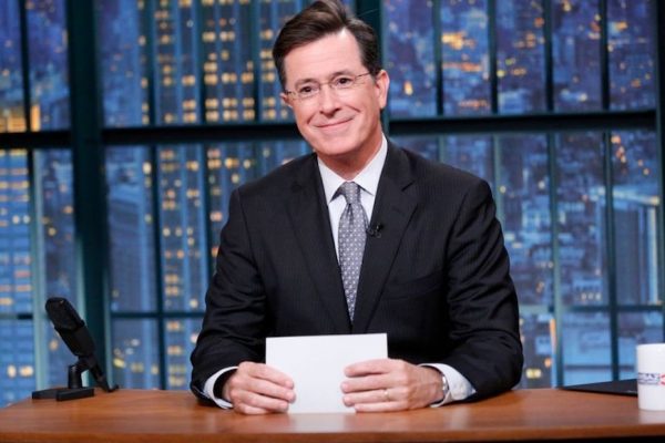 Above: Get used to the new Stephen Colbert.